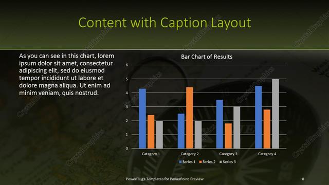Content with Caption presentation slide layout