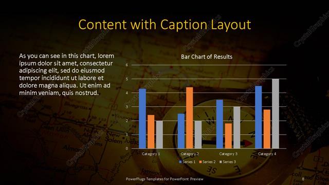 Content with Caption presentation slide layout