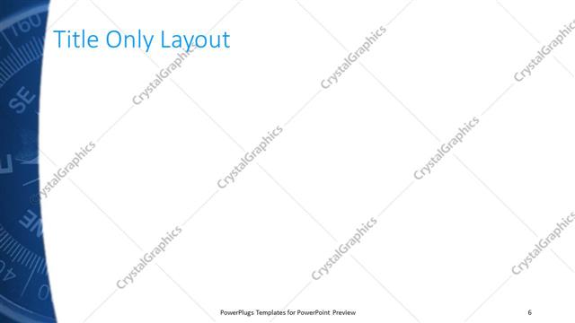 Title Only presentation slide layout