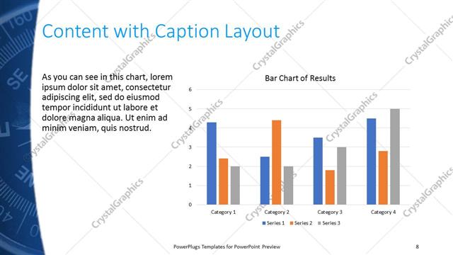 Content with Caption presentation slide layout