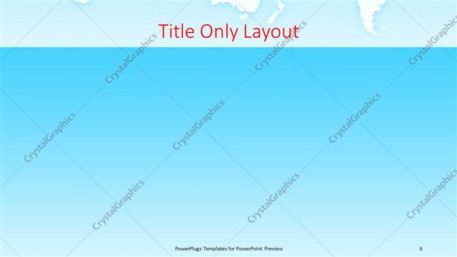 Title Only presentation slide layout