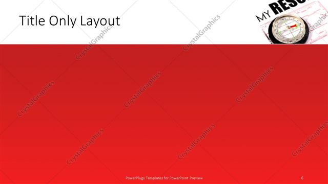 Title Only presentation slide layout