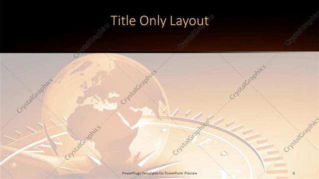 Title Only presentation slide layout