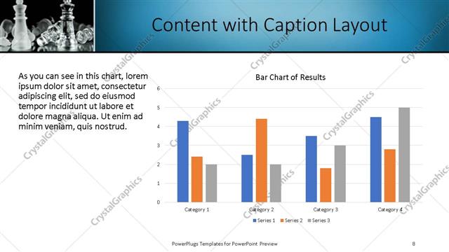 Content with Caption presentation slide layout