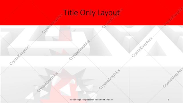 Title Only presentation slide layout
