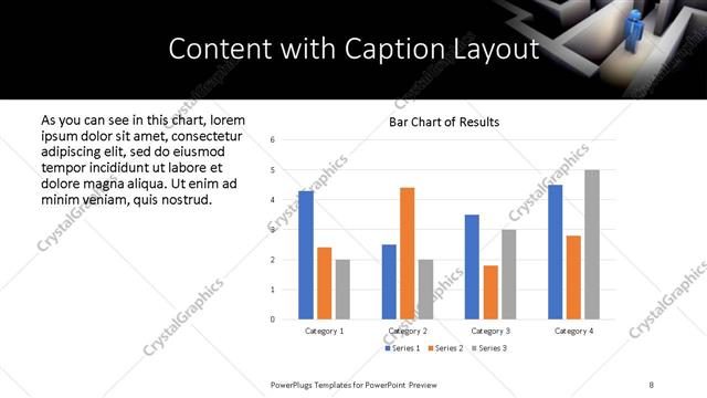 Content with Caption presentation slide layout