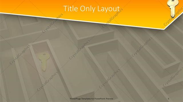 Title Only presentation slide layout