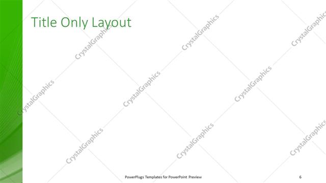 Title Only presentation slide layout