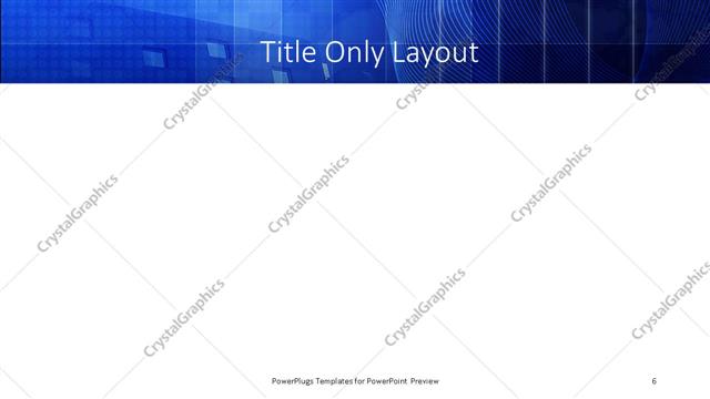 Title Only presentation slide layout