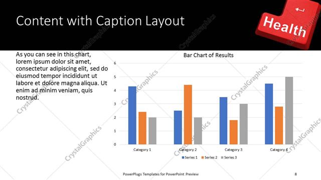 Content with Caption presentation slide layout