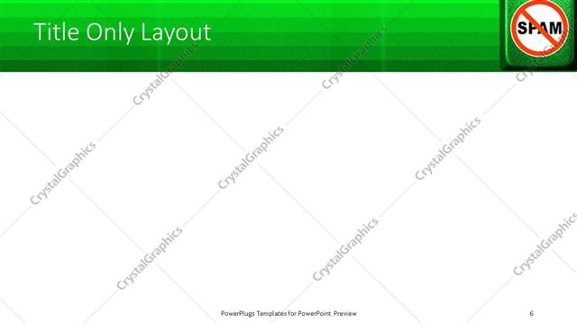 Title Only presentation slide layout