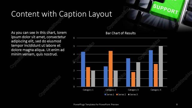 Content with Caption presentation slide layout