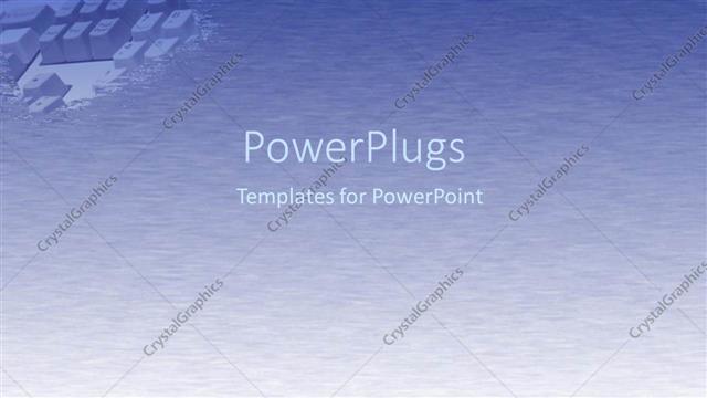  Presentation with corner - Computer keyboard in upper left corner with shades of grey