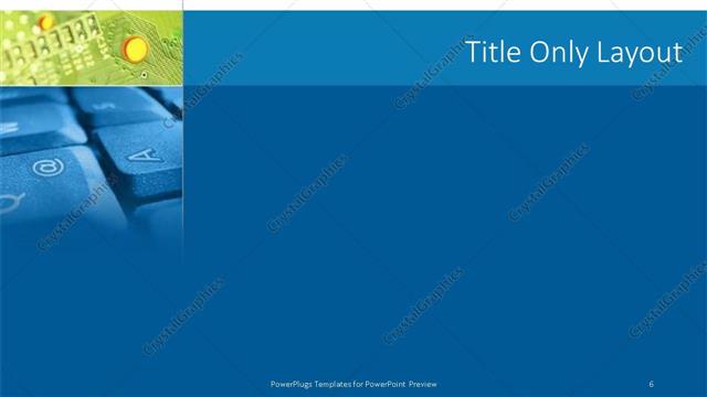 Title Only presentation slide layout