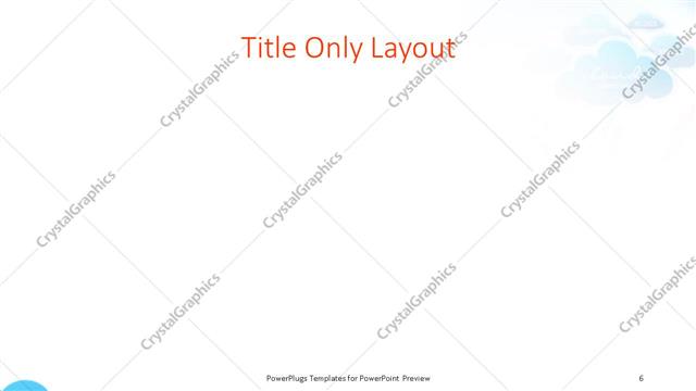 Title Only presentation slide layout