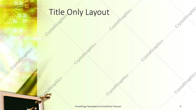 Title Only presentation slide layout
