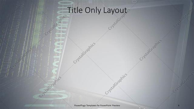 Title Only presentation slide layout
