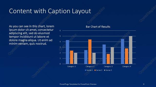 Content with Caption presentation slide layout
