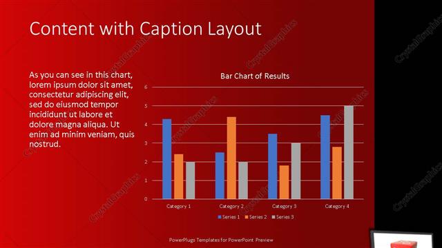 Content with Caption presentation slide layout