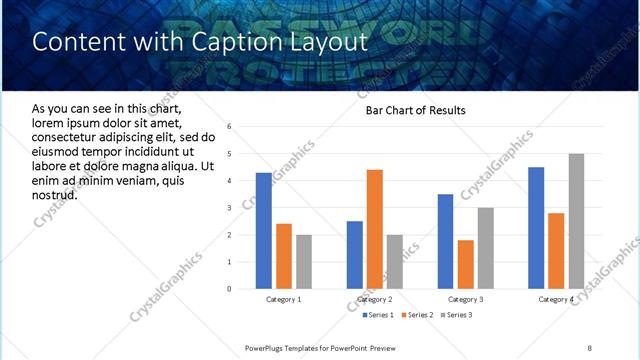 Content with Caption presentation slide layout