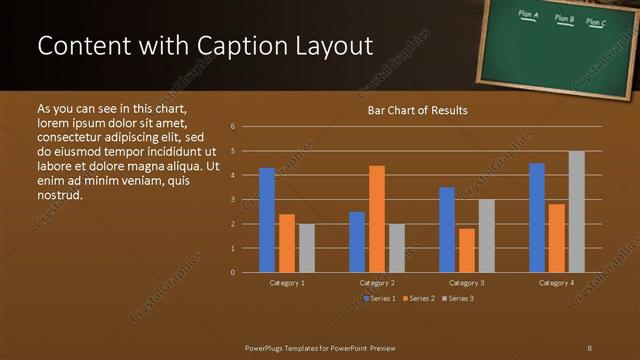 Content with Caption presentation slide layout