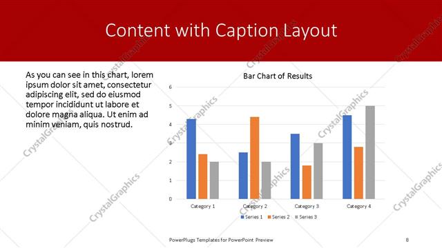 Content with Caption presentation slide layout
