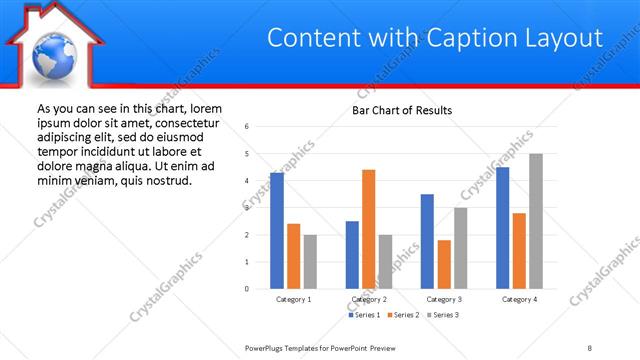 Content with Caption presentation slide layout