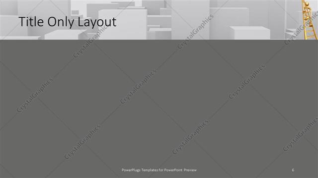 Title Only presentation slide layout