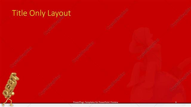 Title Only presentation slide layout