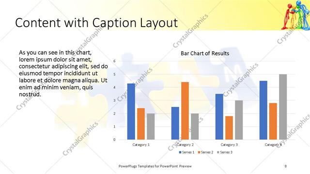 Content with Caption presentation slide layout