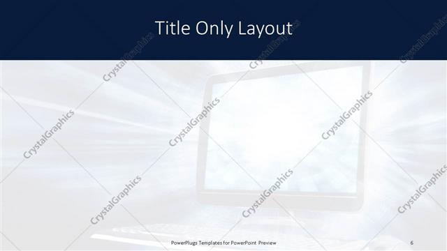 Title Only presentation slide layout