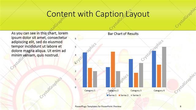 Content with Caption presentation slide layout