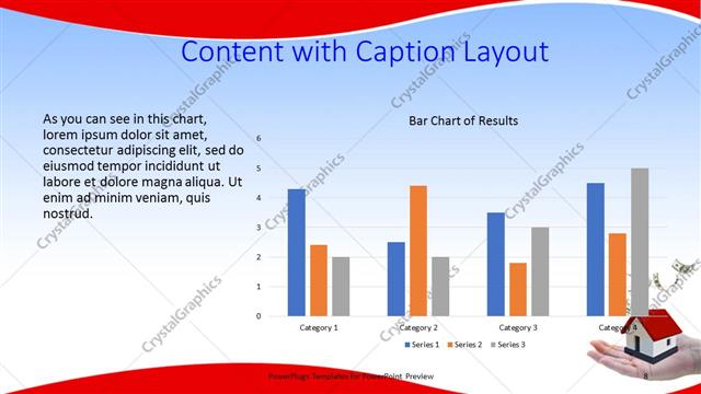 Content with Caption presentation slide layout