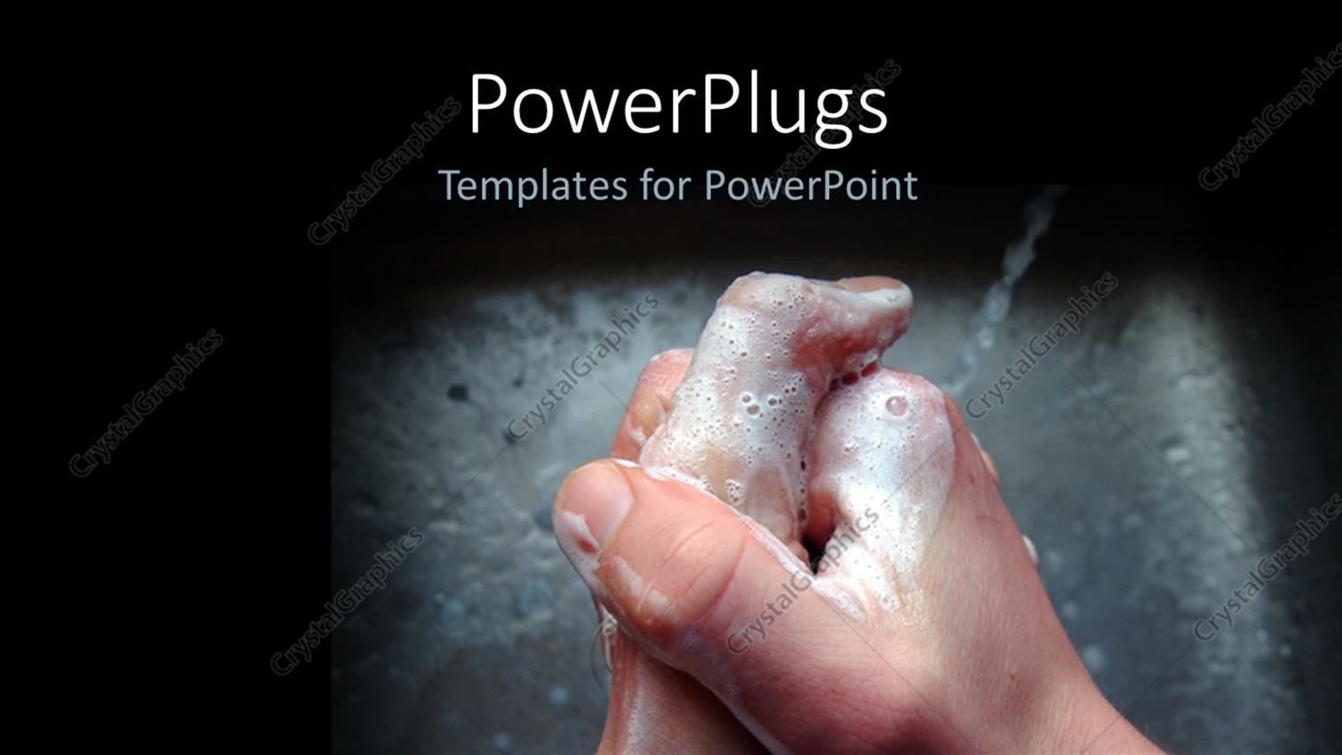 Featuring Concept of Personal Hygiene Depicting Hand Wash