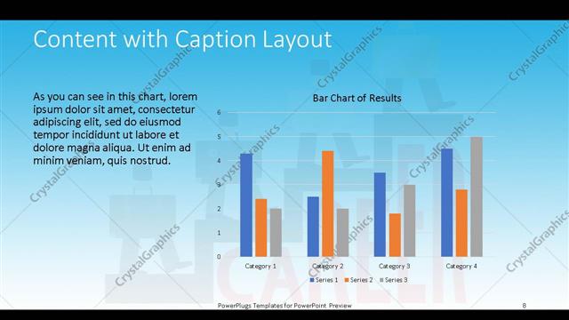 Content with Caption presentation slide layout