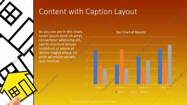 Content with Caption presentation slide layout