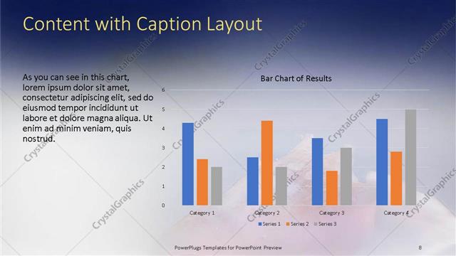 Content with Caption presentation slide layout