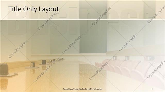 Title Only presentation slide layout