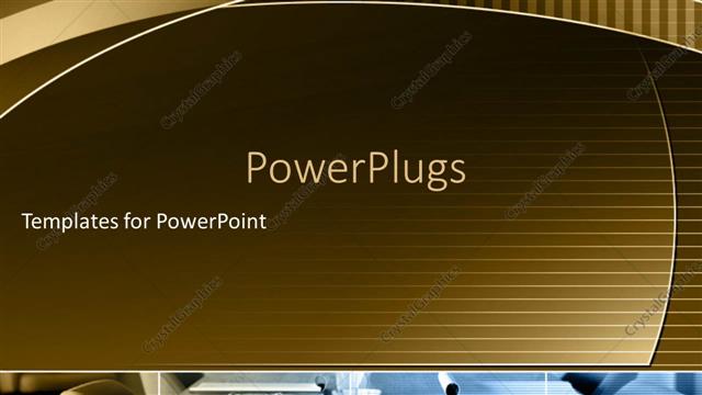  Presentation with conference table - Conference room with table and office chairs and presentation equipment on table