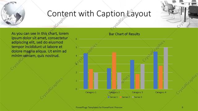 Content with Caption presentation slide layout