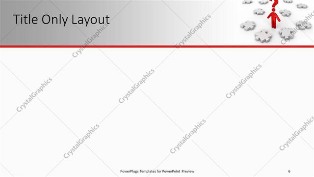 Title Only presentation slide layout