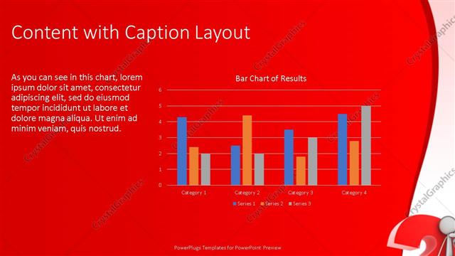 Content with Caption presentation slide layout