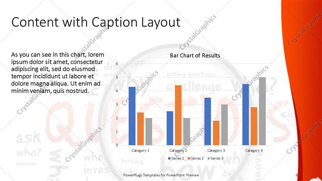 Content with Caption presentation slide layout