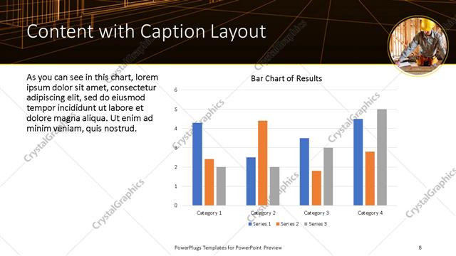 Content with Caption presentation slide layout