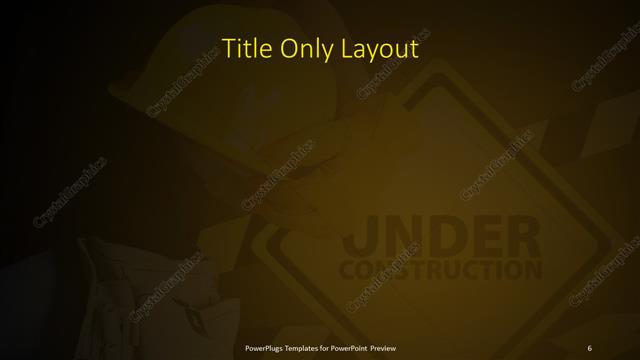 Title Only presentation slide layout