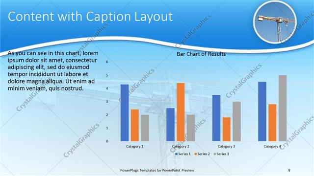 Content with Caption presentation slide layout