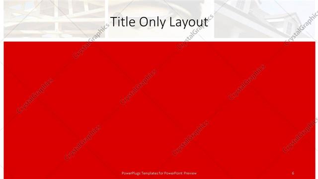 Title Only presentation slide layout