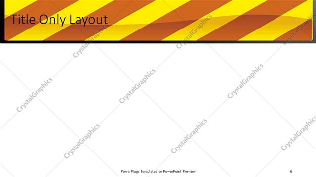 Title Only presentation slide layout