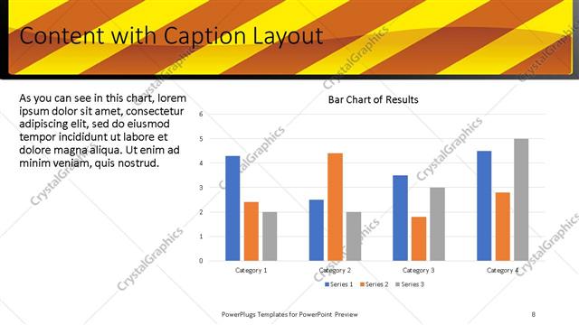 Content with Caption presentation slide layout