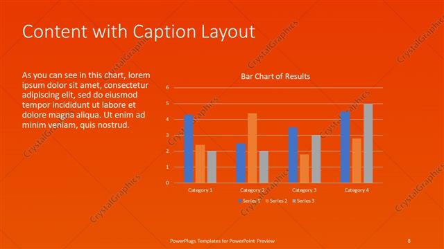 Content with Caption presentation slide layout
